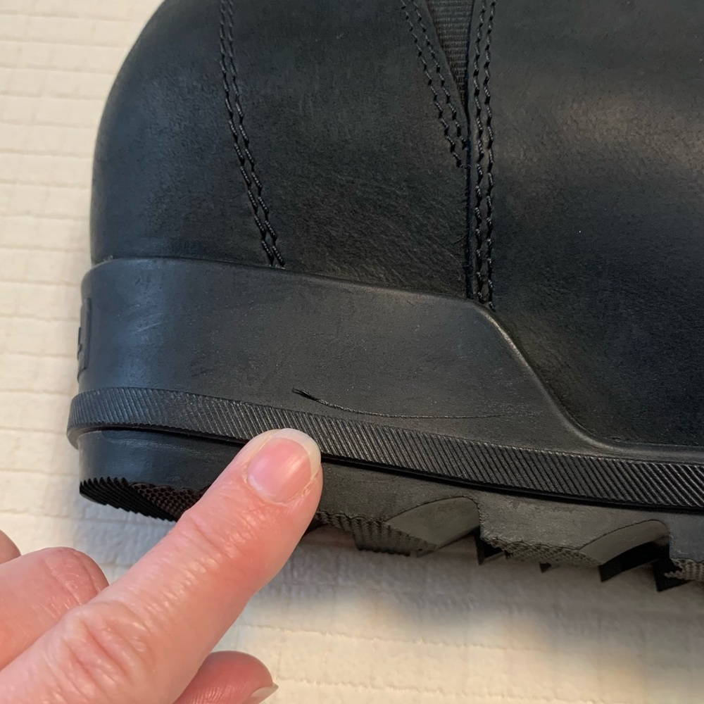 Sorel black leather ankle boots - Picture 15 of 16